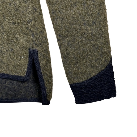 SIMPLY NATURAL DESIGNS Alina Baby Alpaca Embroidered Floral Boucle Knit Cardigan - Picture 10 of 15